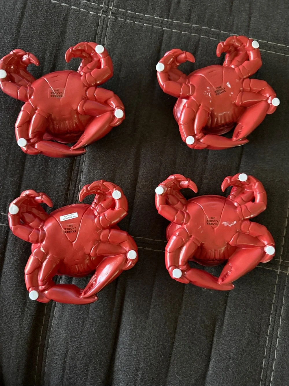 Yankee candle Red Crab Tealight Holders - Set of 4
